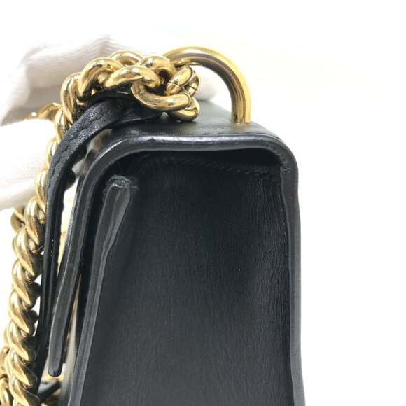 GUCCI Authentic Black Leather Shoulder Bag - Picture 6 of 16
